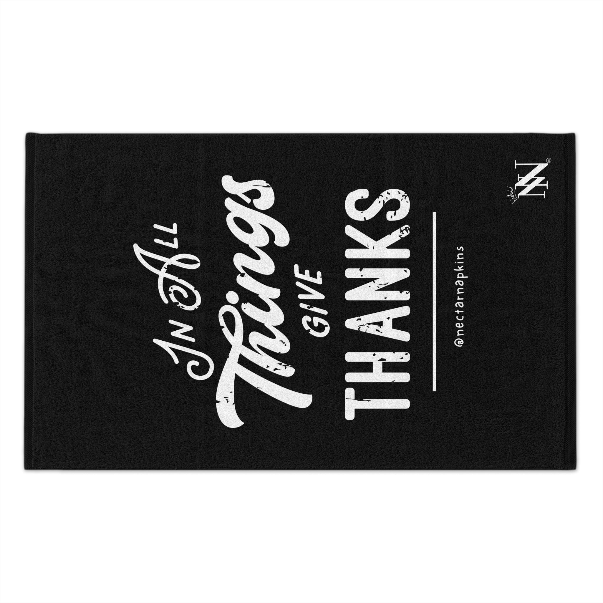In All Things Give Thanks | Mix & Match Soft Fun-Flirty Lovers’ Towels