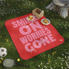 Smiles On Worries Gone Good Vibes | Mix Match Fun-Flirty Lovers’ Water-Resistant Blankets