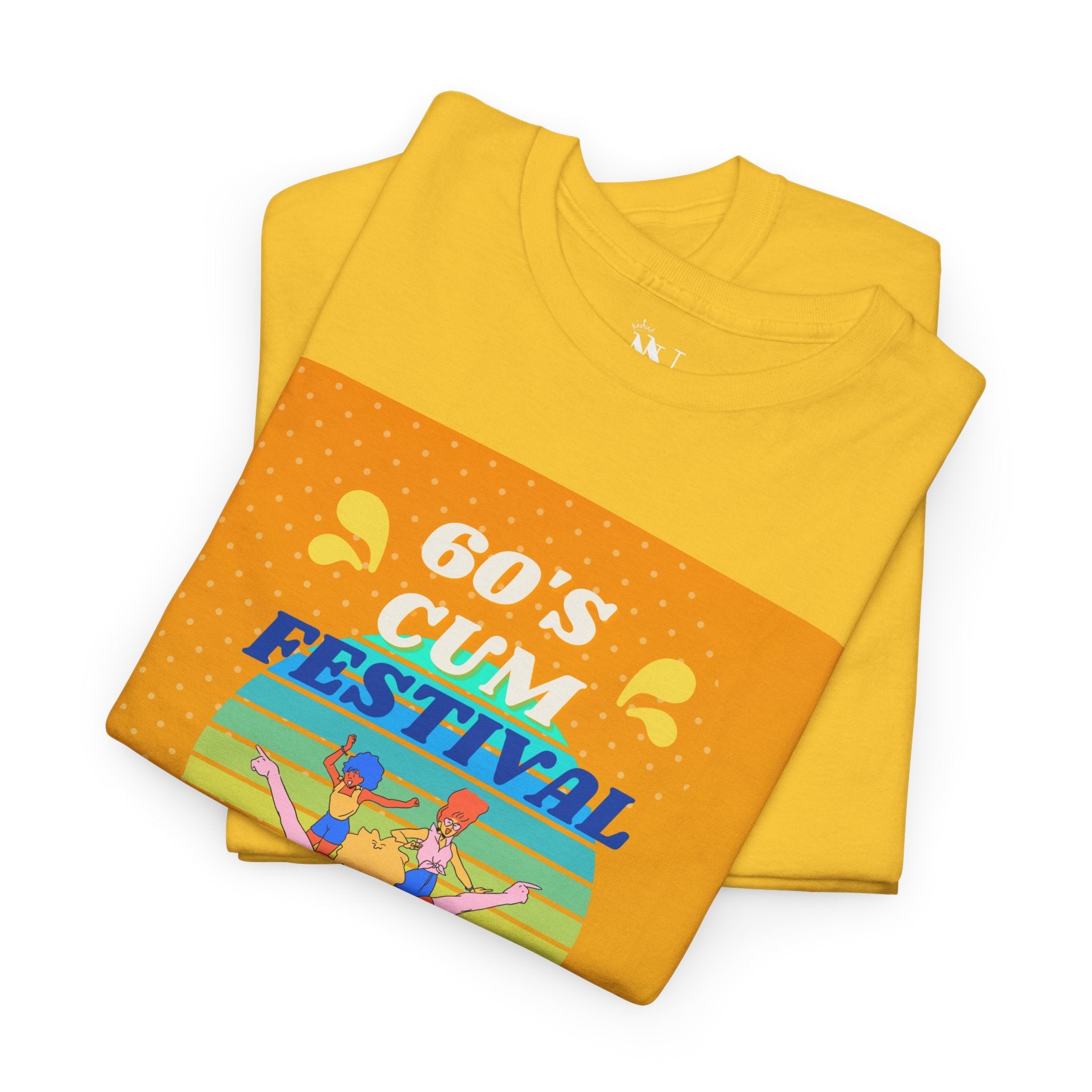 60s Cum Party | Mix & Match 100% Cotton Unisex Fun-Flirty Lovers’ Tees