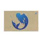 Mermaid Blue Stars Gold Cum Towel