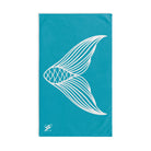 Mermaid Tail Teal Cum Towel