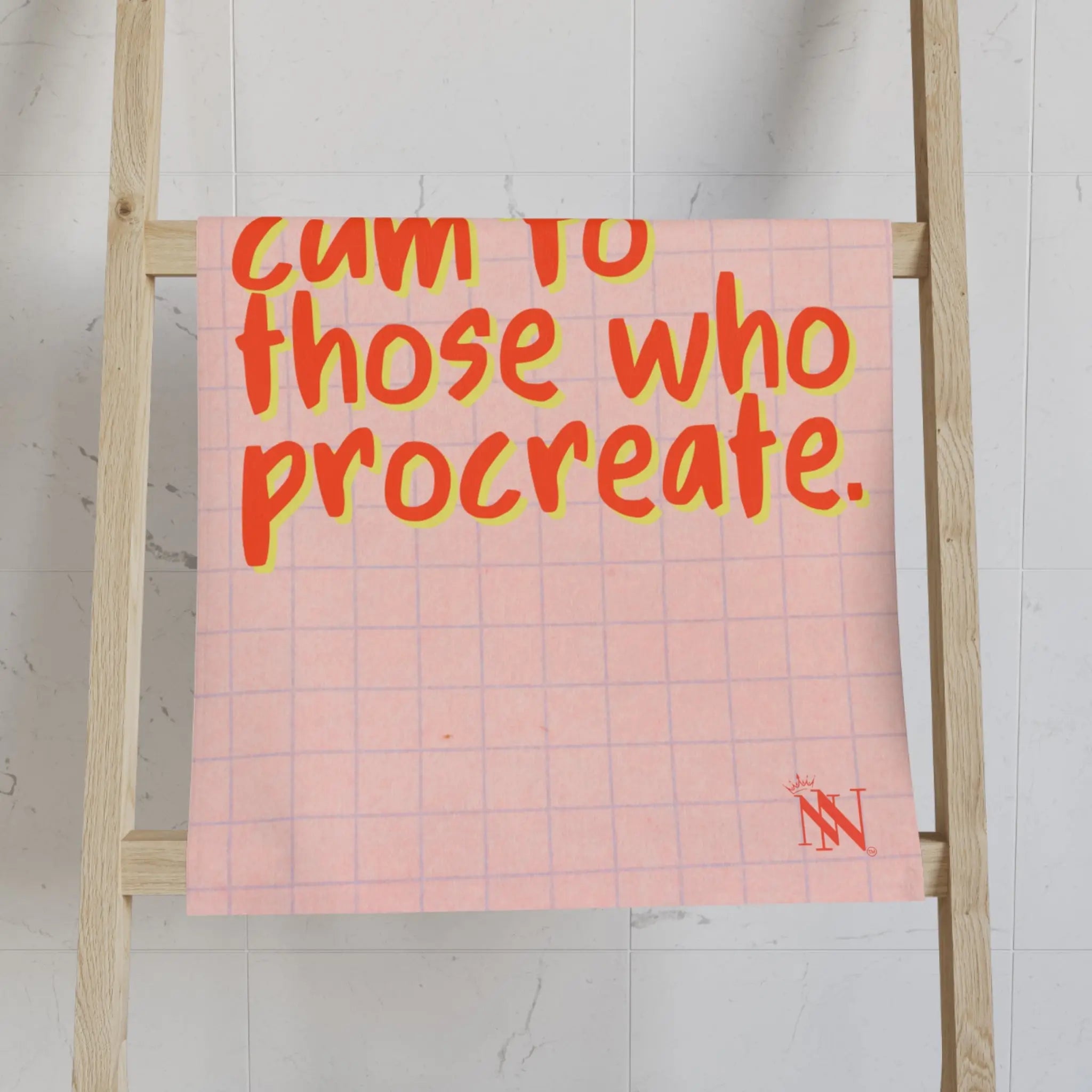 Good Things Cum to Those Who Procreate. Cum Towel