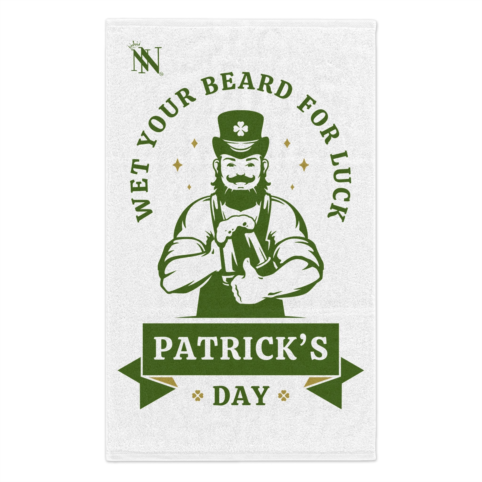 Wet Your Beard for Luck Patrick’s Day Fun Sex Towel