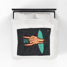 Throwing Horns Wild & Free | Mix & Match Soft Fun-Flirty Lovers’ Blankets