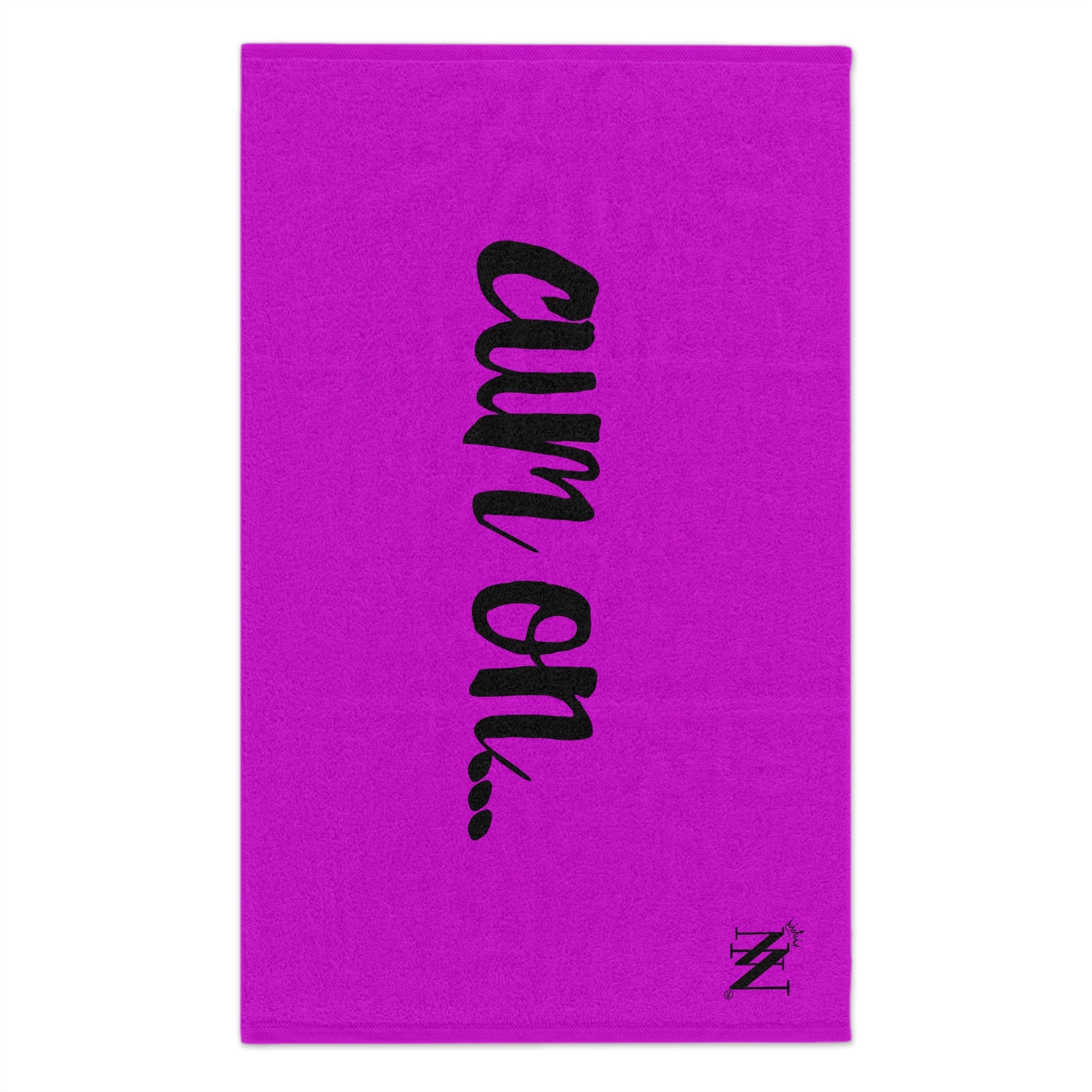 Cum On... Bright Purple | Mix & Match Soft Fun-Flirty Lovers’ Towels
