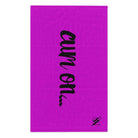 Cum On... Bright Purple | Mix & Match Soft Fun-Flirty Lovers’ Towels