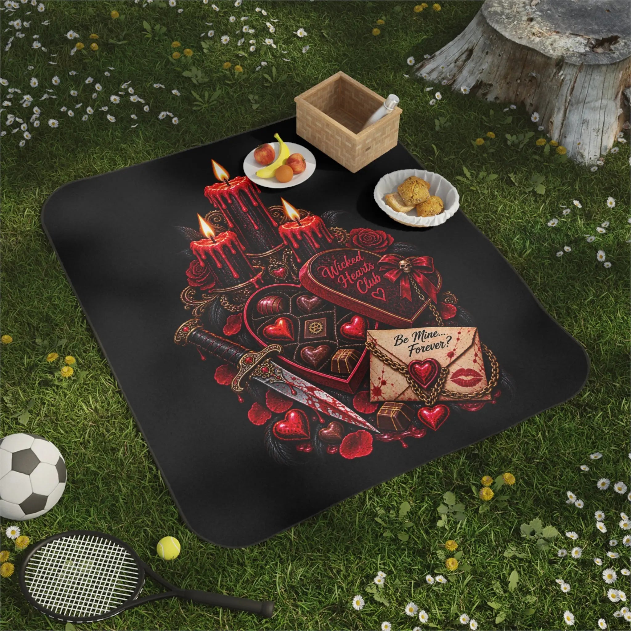 Wicked Hearts Club Valentines | Nectar Napkins Fun-Flirty Lovers’ Sex Blankets