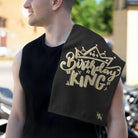 Gold Crown Birthday King | Mix & Match Soft Fun-Flirty Lovers’ Towels