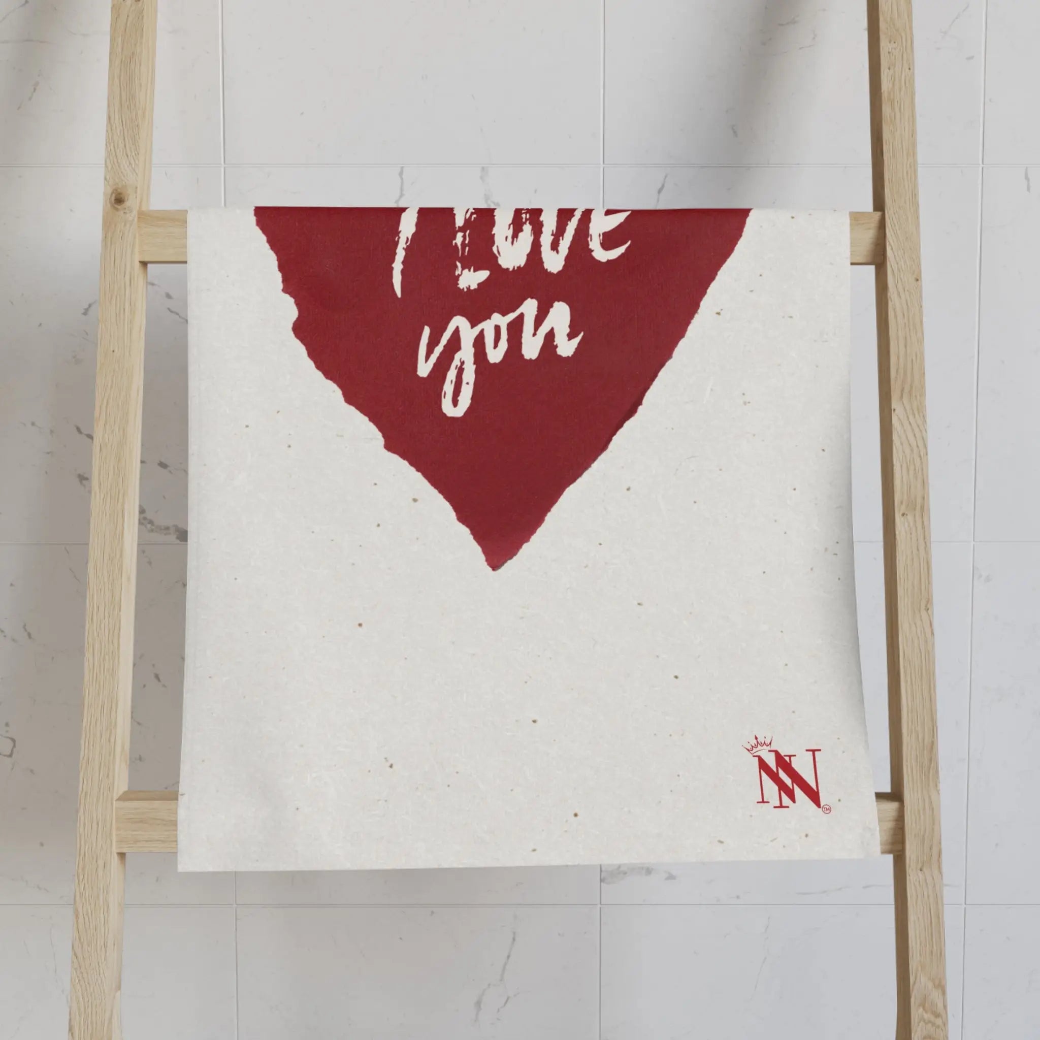 I Love You Paper Note Cum Towel