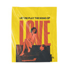 Let Me Play the Song of Love | Mix & Match Velveteen Fun-Flirty Lovers’ Blankets