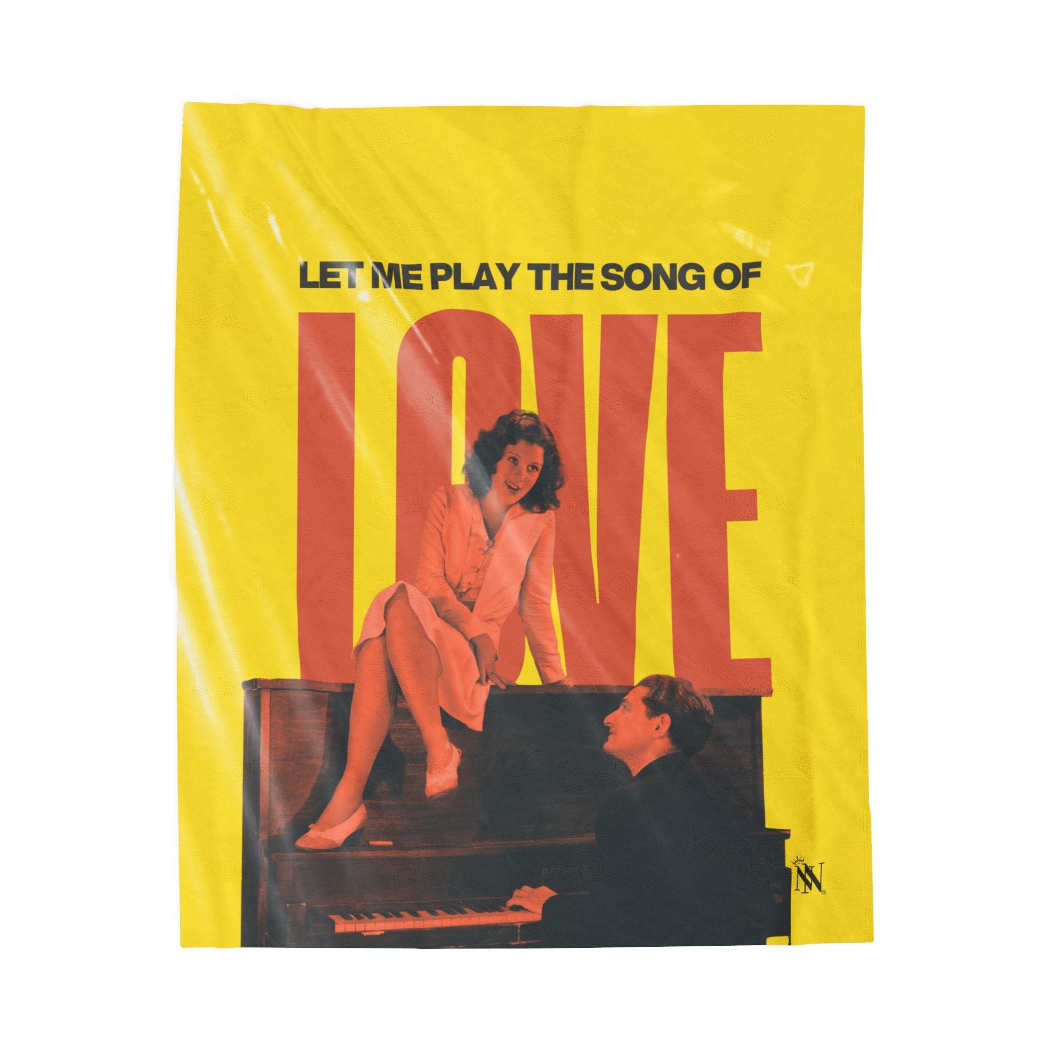 Let Me Play the Song of Love | Mix & Match Velveteen Fun-Flirty Lovers’ Blankets