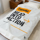 Turning Head into Action Lovers’ Silky Soft Blanket