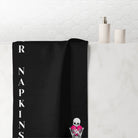 Nectar Napkins Brand Black Over Sized Sex Towel