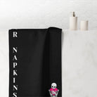 Nectar Napkins Brand Black | Mix & Match XL Fun-Flirty Lovers’ Towels