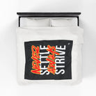 Never Settle Always Strive | Mix & Match Soft Fun-Flirty Lovers’ Blankets