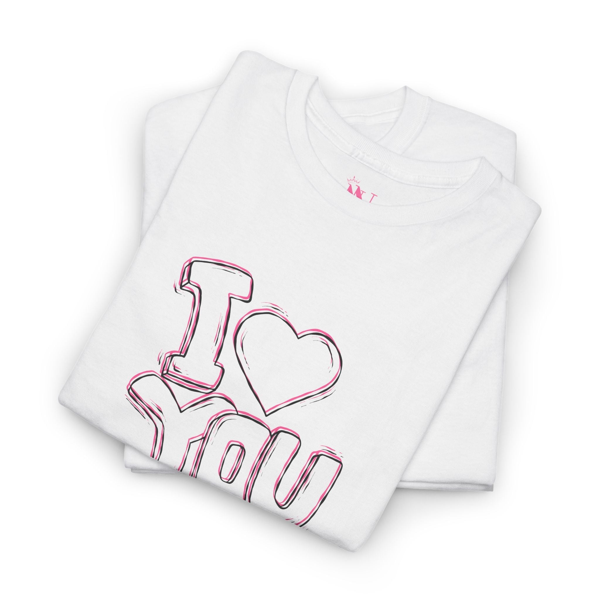 I Love You Bubble | Mix & Match Cotton Unisex Fun-Flirty Lovers’ T-Shirts