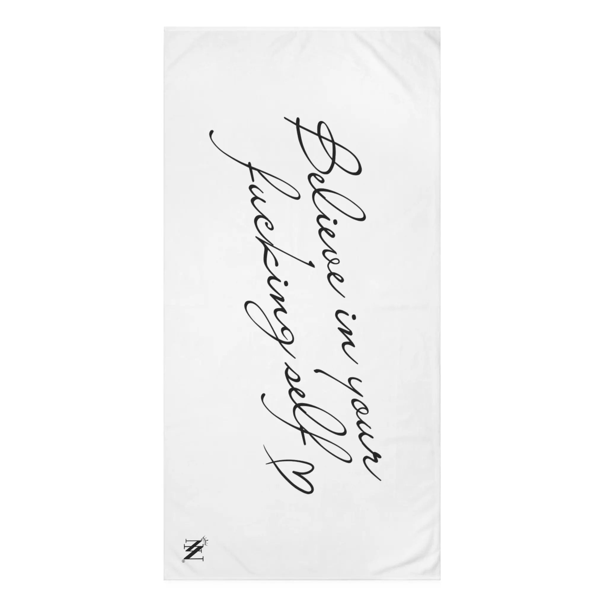 Believe in Your Fucking Self | Mix & Match XL Fun-Flirty Lovers’ Towels