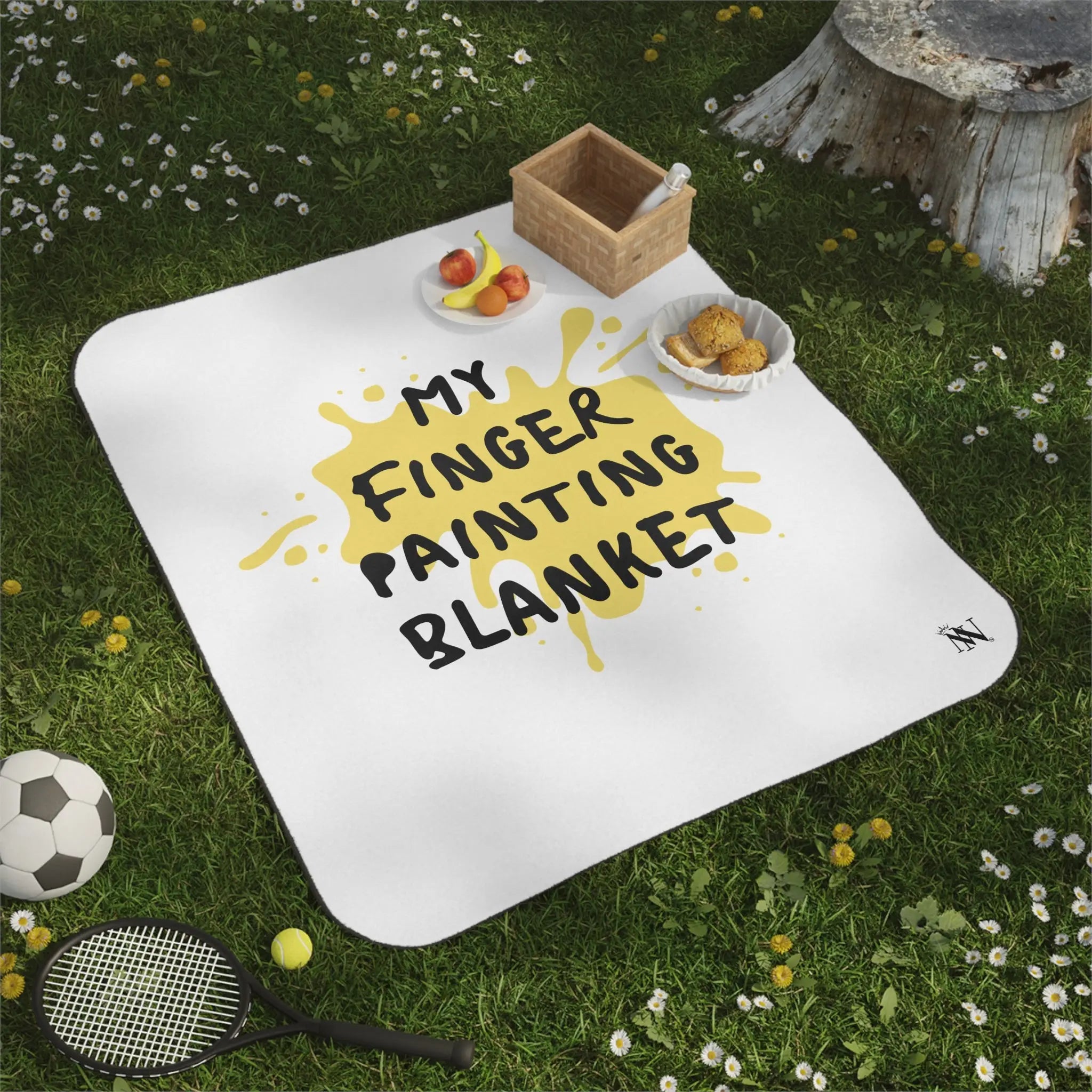 My Finger Painting Blanket | Mix Match Fun-Flirty Lovers’ Water-Resistant Blankets
