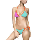 Ocean & Purple | Mix & Match Fun-Flirty Lovers’ String Bikinis