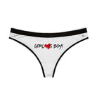 Girl Loves Boy! | Mix & Match Women’s Fun-Flirty Lovers’ Thongs