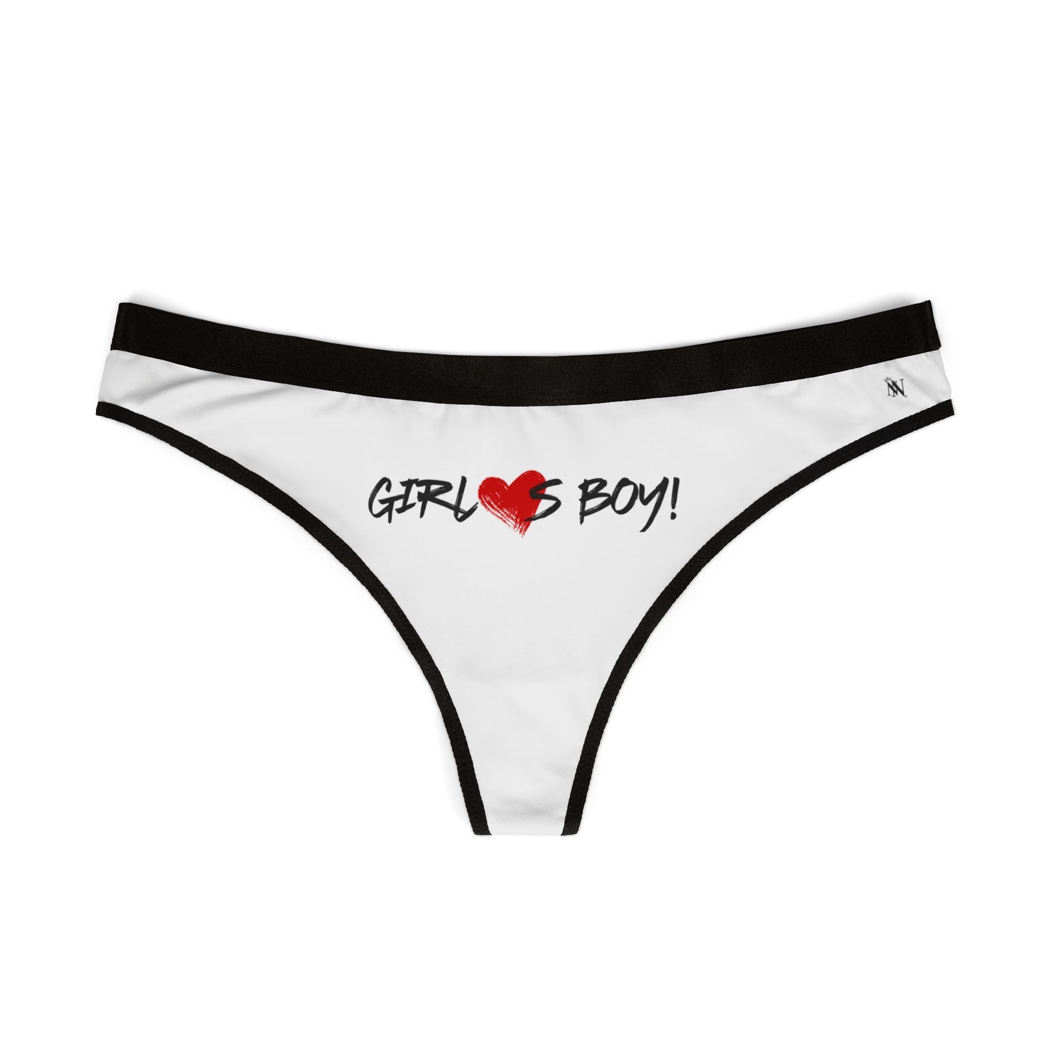 Girl Loves Boy! | Mix & Match Women’s Fun-Flirty Lovers’ Thongs