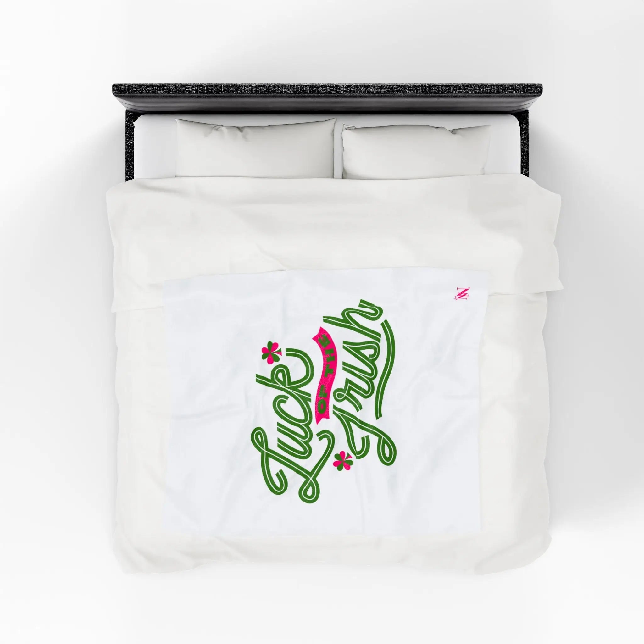 Luck of the Irish Mix Match Fun Flirty Love Blankets | Plush Gifts