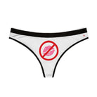 No Kissing Allowed | Mix & Match Women’s Fun-Flirty Lovers’ Thongs