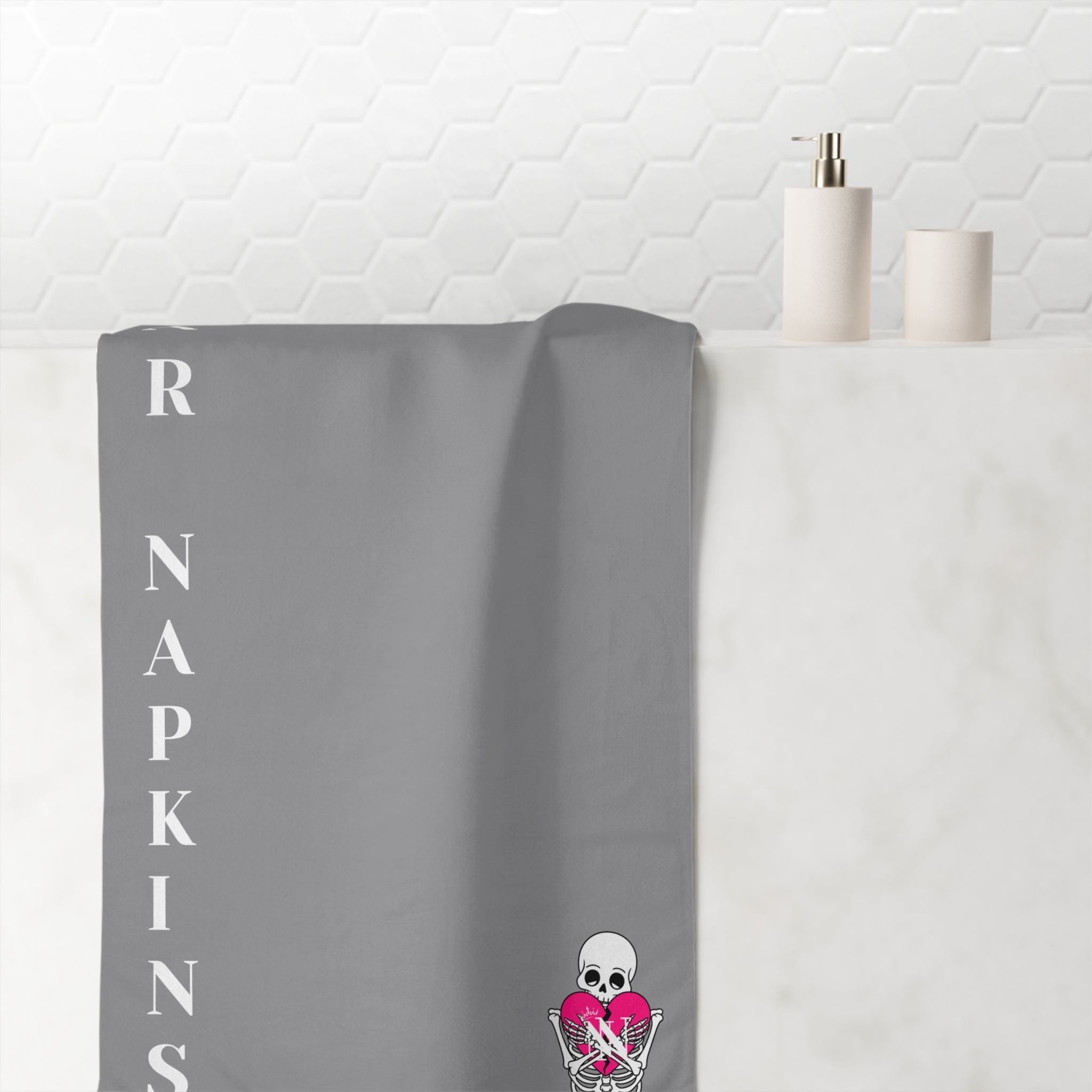 Nectar Napkins Brand Gray Over Sized Sex Towel