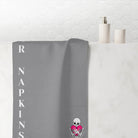 Nectar Napkins Brand Gray | Mix & Match XL Fun-Flirty Lovers’ Towels