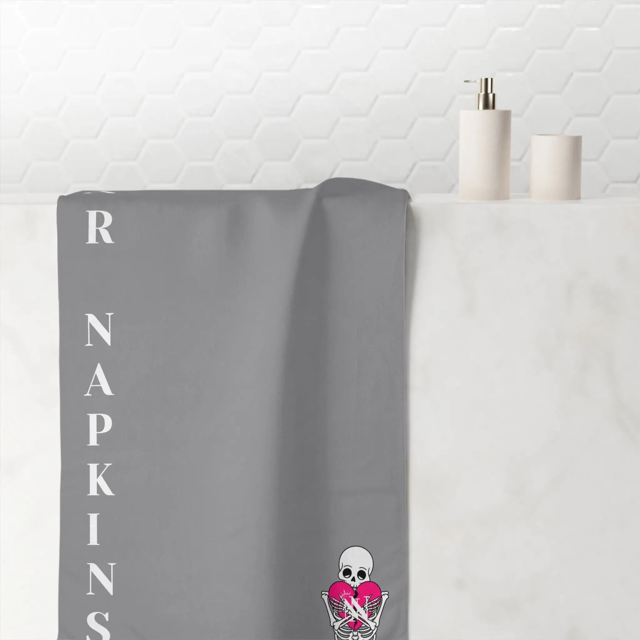 Nectar Napkins Brand Gray Over Sized Sex Towel