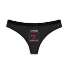 Attention Charging Station Sex Gifts Humor Naughty Women’s Thong