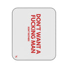 Don’t Want a Fucking Man | Mix Match Fun-Flirty Lovers’ Water-Resistant Blankets