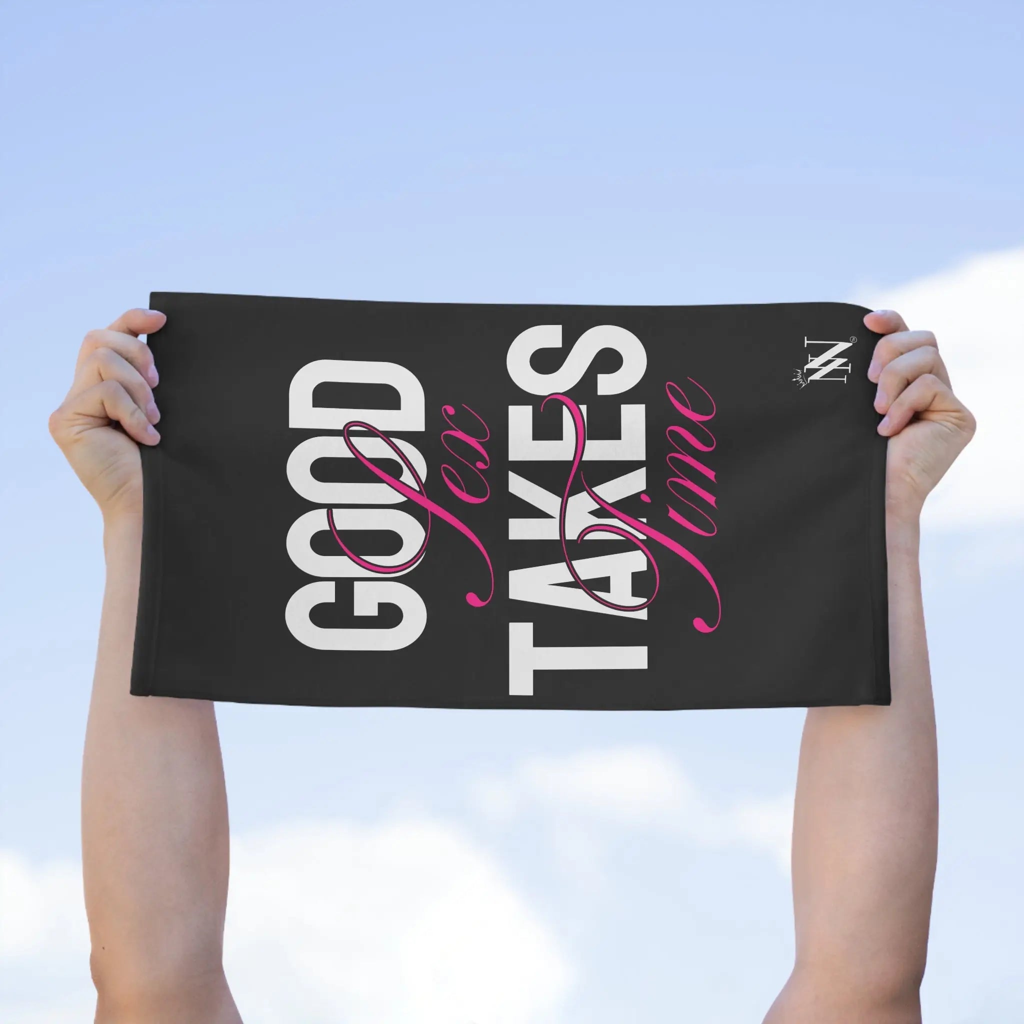 Good Sex Takes Time | Mix & Match Soft Fun-Flirty Lovers’ Towels
