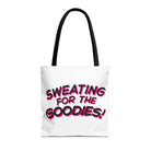 Sweating for the Goodies! | Nectar Napkins Fun-Flirty Lovers’ Totes