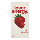 Lover Energy He Gets It Sex Towel