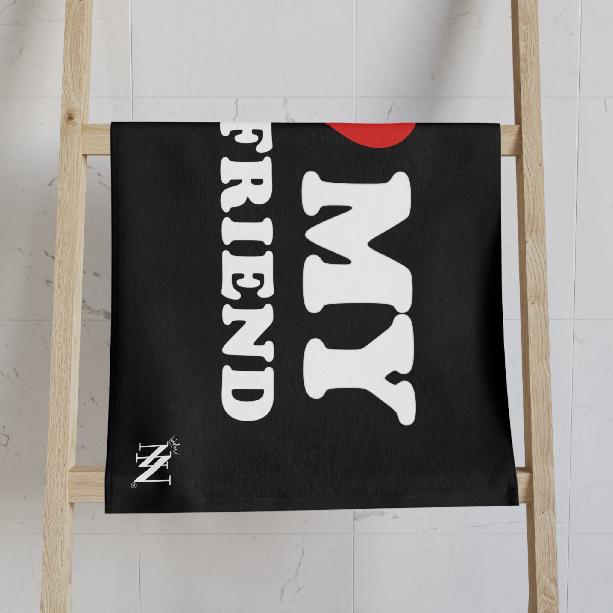 I Love My Girlfriend | Mix & Match Classic Fun-Flirty Lovers’ Towels