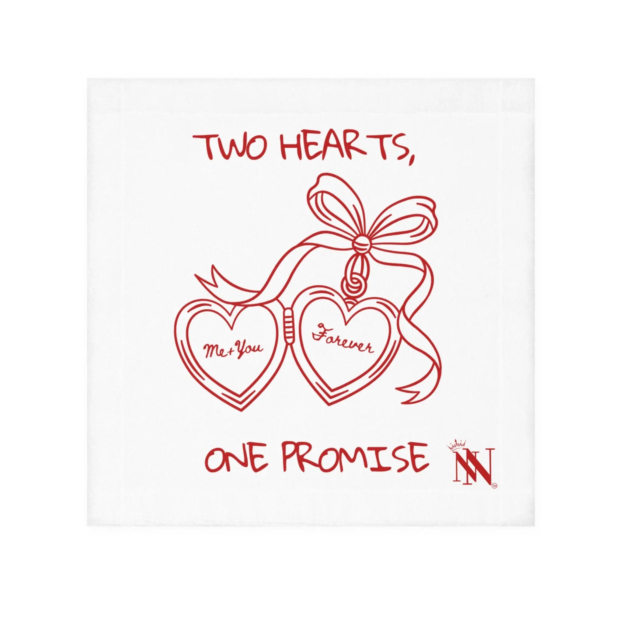 Two Hearts One Promise Cum Rag