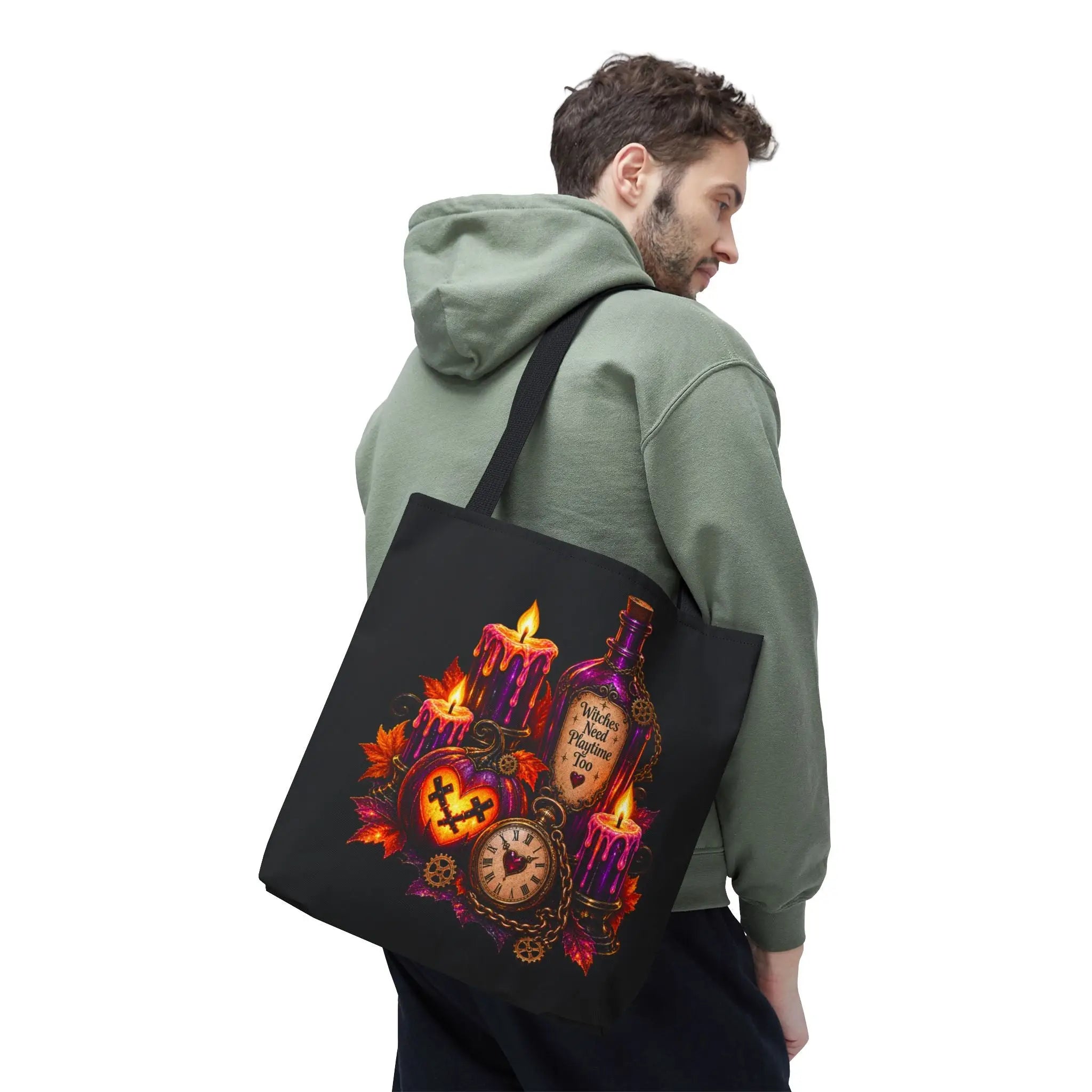 Witches Need Playtime Too Skull | Nectar Napkins Fun-Flirty Lovers’ Totes