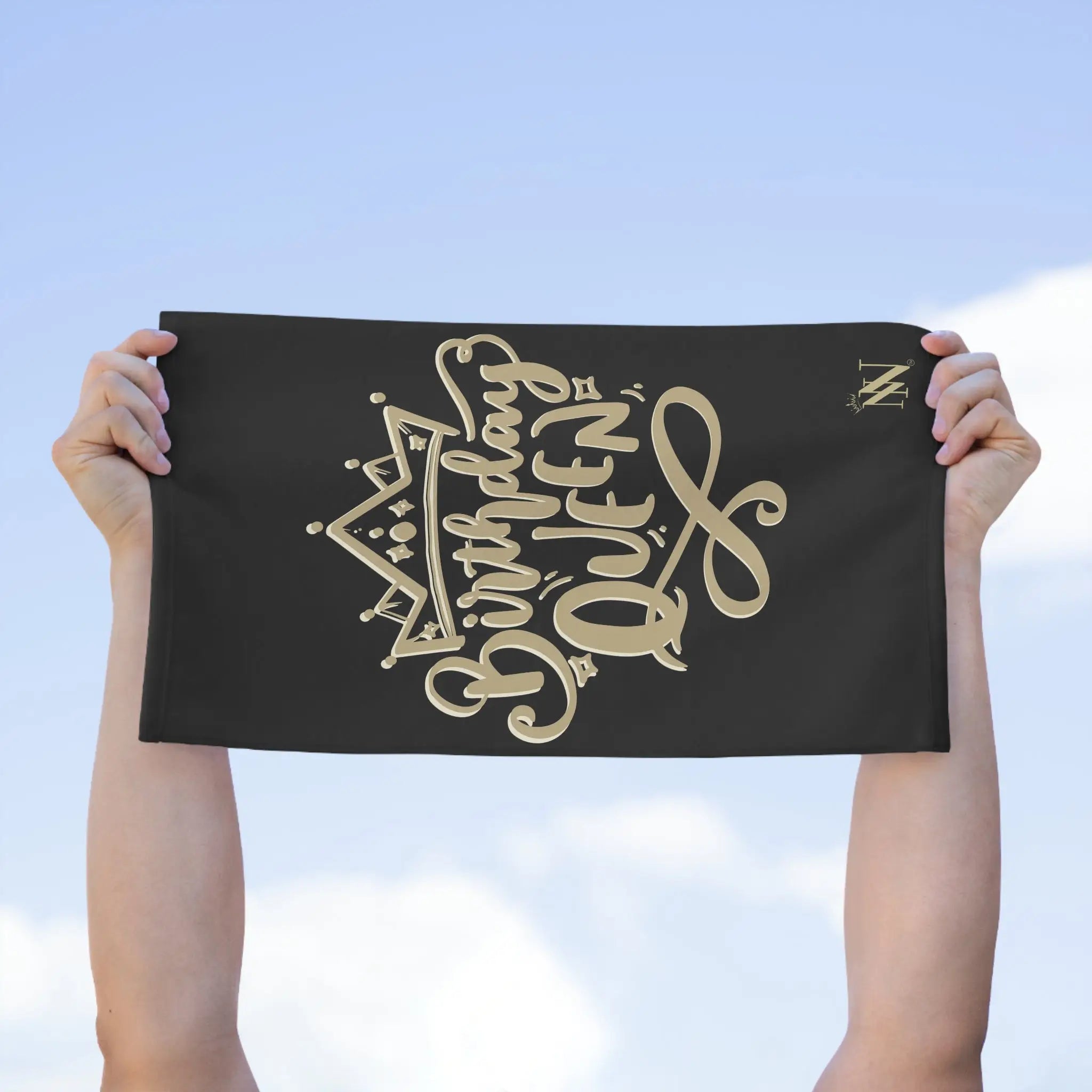 Gold Crown Birthday Queen | Mix & Match Soft Fun-Flirty Lovers’ Towels