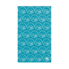 Hungry Drooling Emoji Pattern Teal | Mix & Match Classic Fun-Flirty Lovers’ Towels
