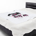 Bite Me if You Dare | Mix & Match Velveteen Fun-Flirty Lovers’ Blankets