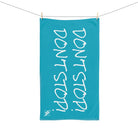 Don’t Stop! Don’t Stop Teal | Mix & Match Classic Fun-Flirty Lovers’ Towels