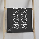 Don’t Stop! Don’t Stop Dark Grey | Mix & Match Classic Fun-Flirty Lovers’ Towels