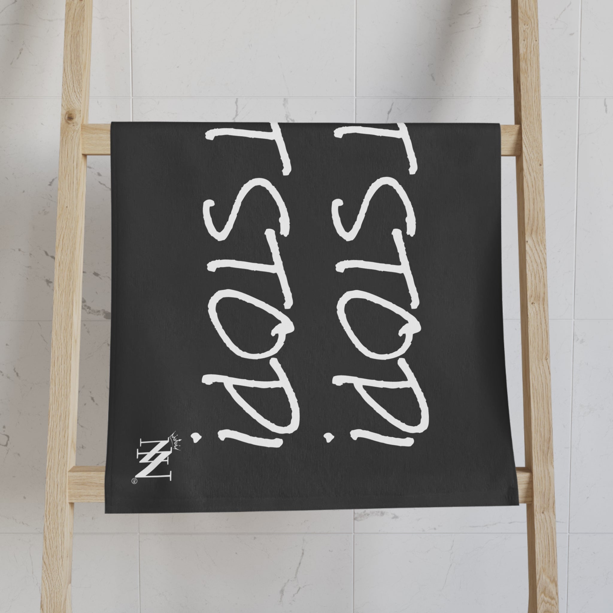 Don’t Stop! Don’t Stop Dark Grey | Mix & Match Classic Fun-Flirty Lovers’ Towels