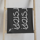 Don’t Stop! Don’t Stop Dark Grey | Mix & Match Classic Fun-Flirty Lovers’ Towels