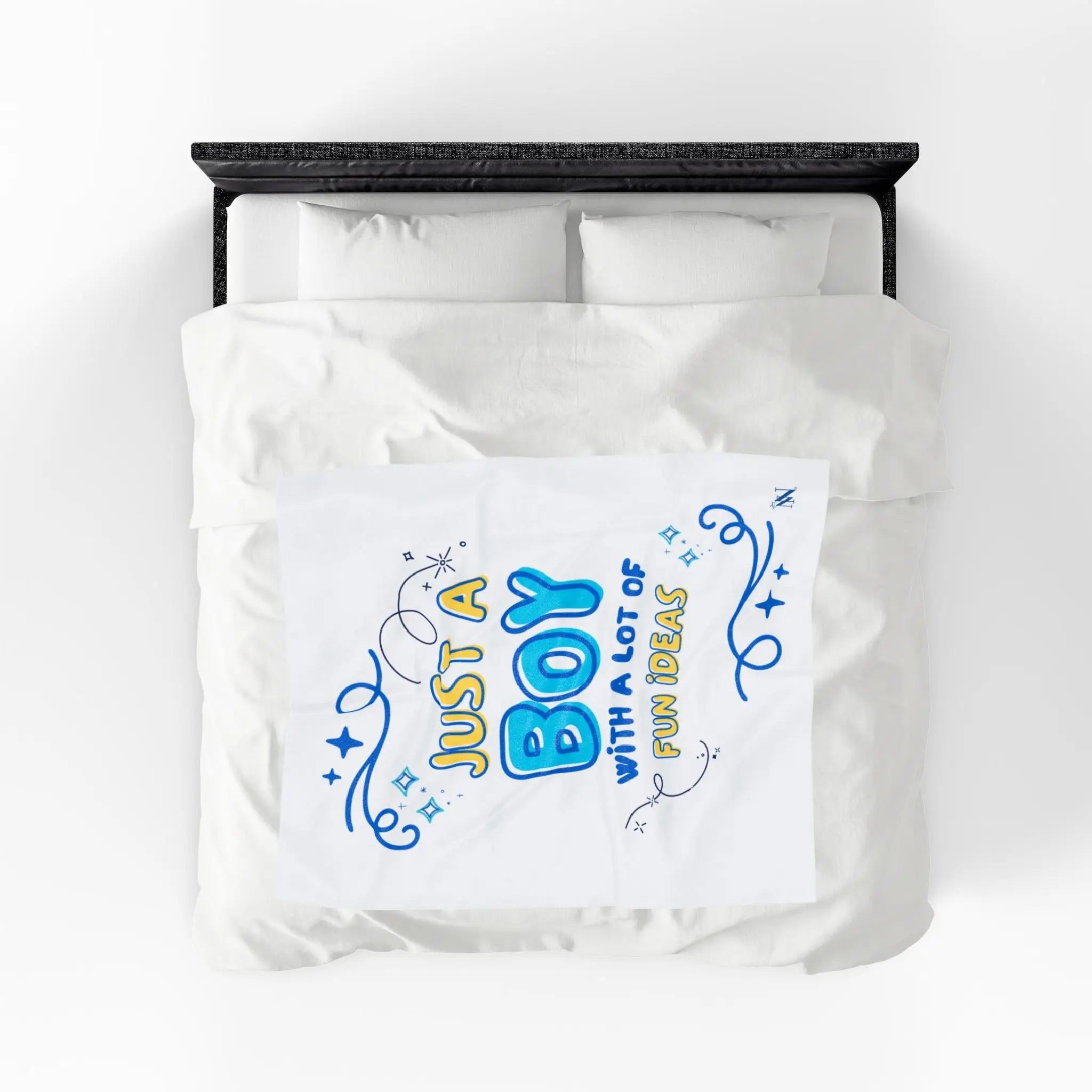 Just a Boy Fun Ideas Blanket