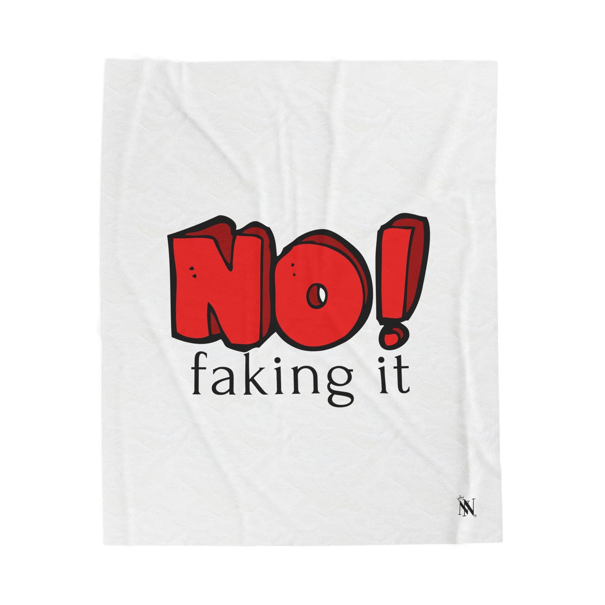 No! Faking It | Mix & Match Soft Fun-Flirty Lovers’ Blankets