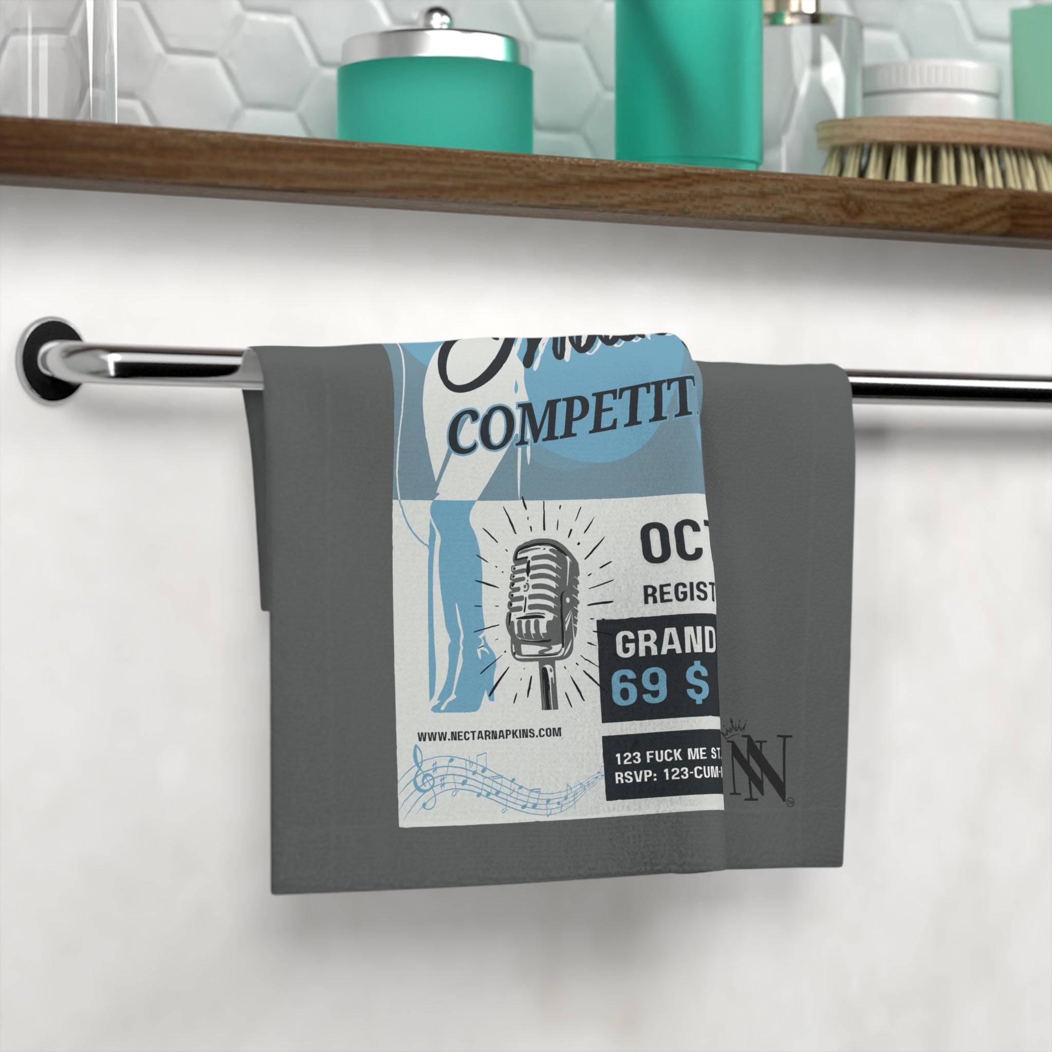 Moaning Competition | Mix & Match Lils’ Fun-Flirty Lovers’ Towels