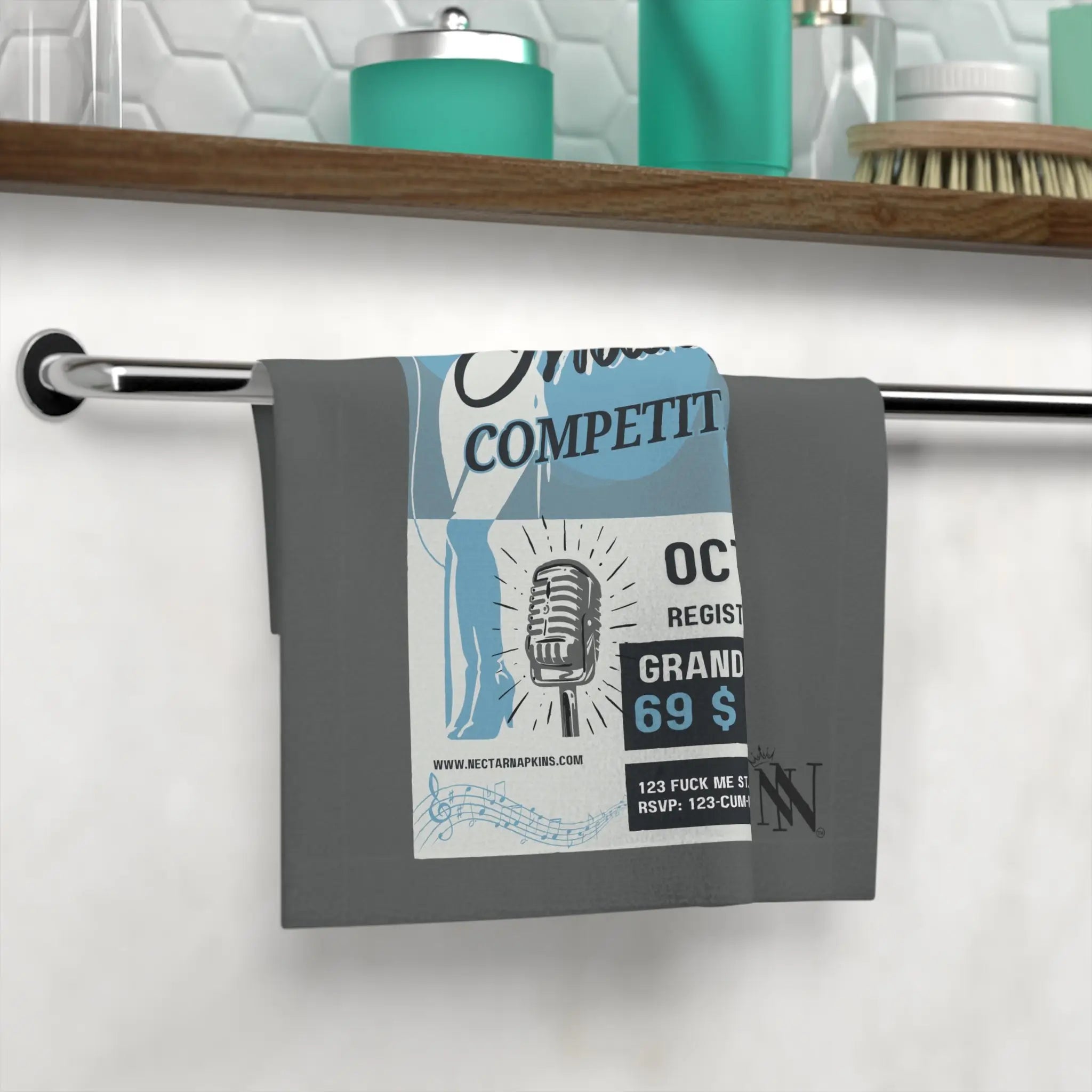 Moaning Competition | Mix & Match Lils’ Fun-Flirty Lovers’ Towels