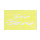 Simply You’re Welcome Light Yellow Cum Towel